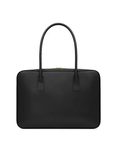Saint Laurent Women's Sac De Jour Bauletto Top Handle Bag - Black | Thumbnail 6