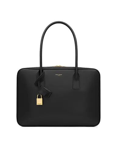 Saint Laurent Women's Sac De Jour Bauletto Top Handle Bag - Black | Thumbnail 1