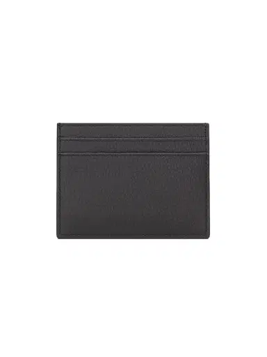 Saint Laurent Men's Tiny Cassandre Card Case in Grained Leather | Thumbnail 2 Saint Laurent Men's Tiny Cassandre Card Case in Grained Leather | Thumbnail 2