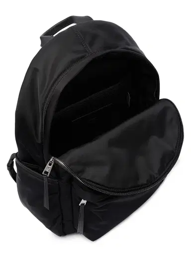 AMI Paris Men's Nylon Canvas Backpack - Black | Thumbnail 4 AMI Paris Men's Nylon Canvas Backpack - Black | Thumbnail 4