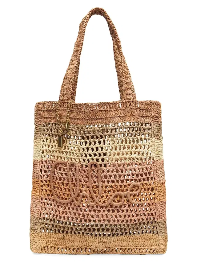 Chloé Women's Summer Banana Tote Bag - Multicolor Beige