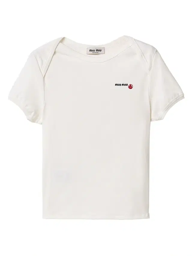 Women's Petit Bateau x  Stretch Jersey Slim T-Shirt - White