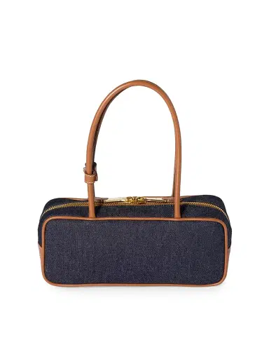 Miu Miu Women's Beau Denim Top Handle Bag - Blue | Thumbnail 5