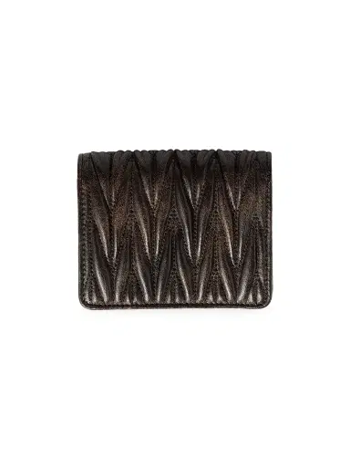 Miu Miu Women's Matelassé Nappa Leather Wallet - Brown | Thumbnail 3 Miu Miu Women's Matelassé Nappa Leather Wallet - Brown | Thumbnail 3