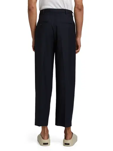 Marni Men's Pleated Tropical Wool Pants - Blue Black - Size 40 | Thumbnail 5 Marni Men's Pleated Tropical Wool Pants - Blue Black - Size 40 | Thumbnail 5
