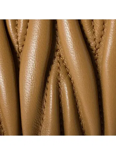 Miu Miu Women's Wander Matelassé Nappa Leather Top Handle Bag - Brown | Thumbnail 7 Miu Miu Women's Wander Matelassé Nappa Leather Top Handle Bag - Brown | Thumbnail 7