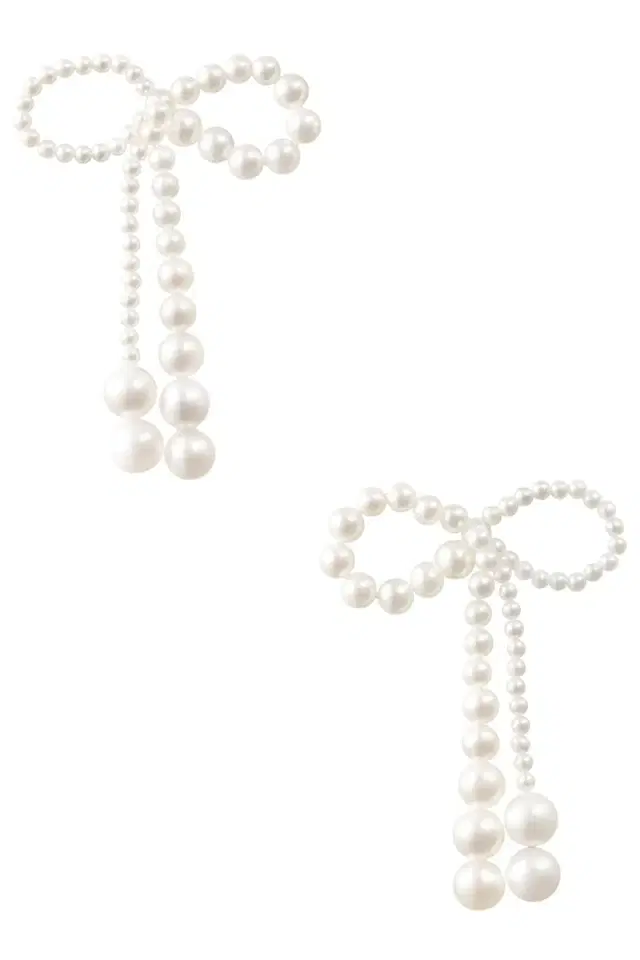Sophie Bille Brahe Grande Rosette De Perles Earrings