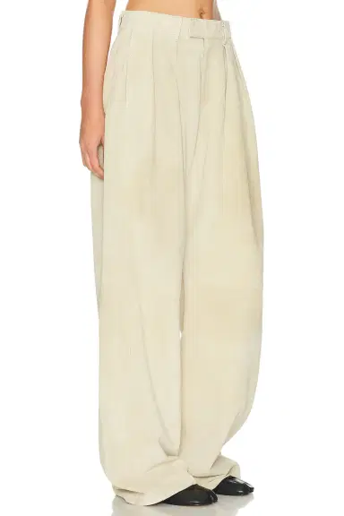 R13 Pleated Wide Leg Leather Pant | Thumbnail 2 R13 Pleated Wide Leg Leather Pant | Thumbnail 2
