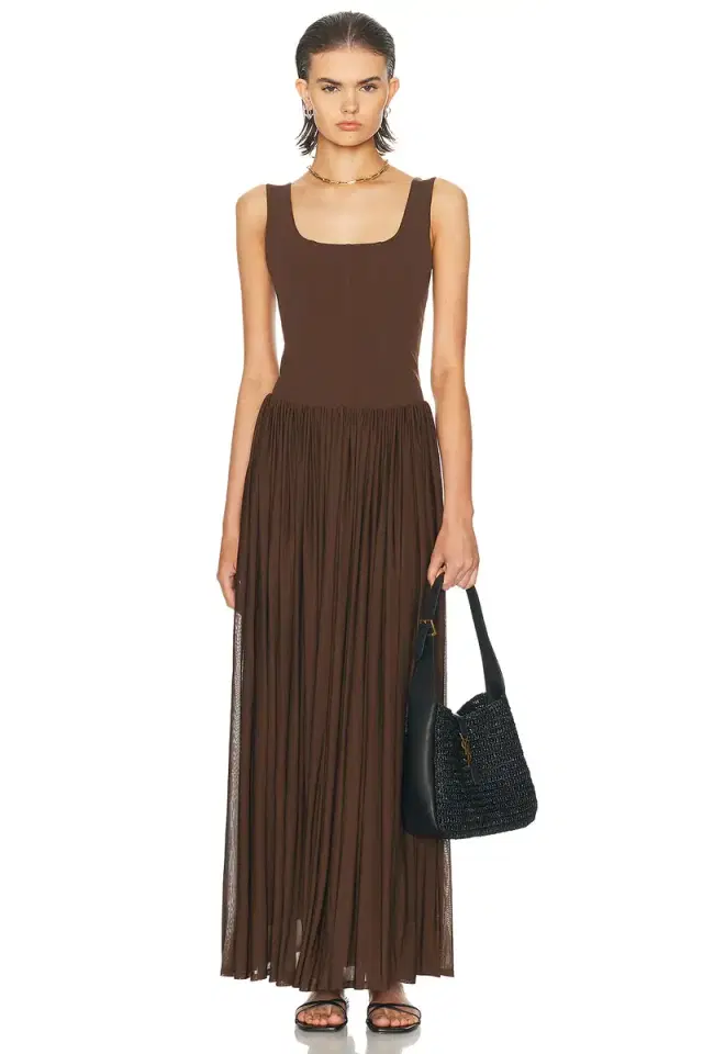 SIMKHAI Jamie Tank Midi Dress