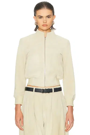 R13 Shrunken Leather Jacket | Thumbnail 2 R13 Shrunken Leather Jacket | Thumbnail 2