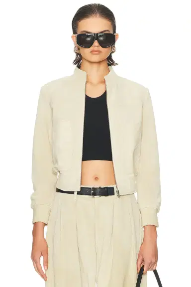 R13 Shrunken Leather Jacket | Thumbnail 1 R13 Shrunken Leather Jacket | Thumbnail 1