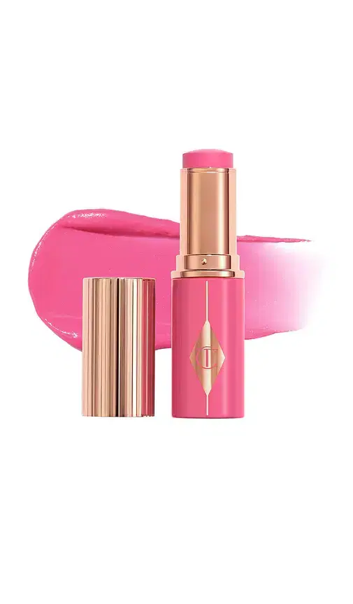 Charlotte Tilbury Unreal Lip + Cheek Glow Blush Stick with Hyaluronic Acid