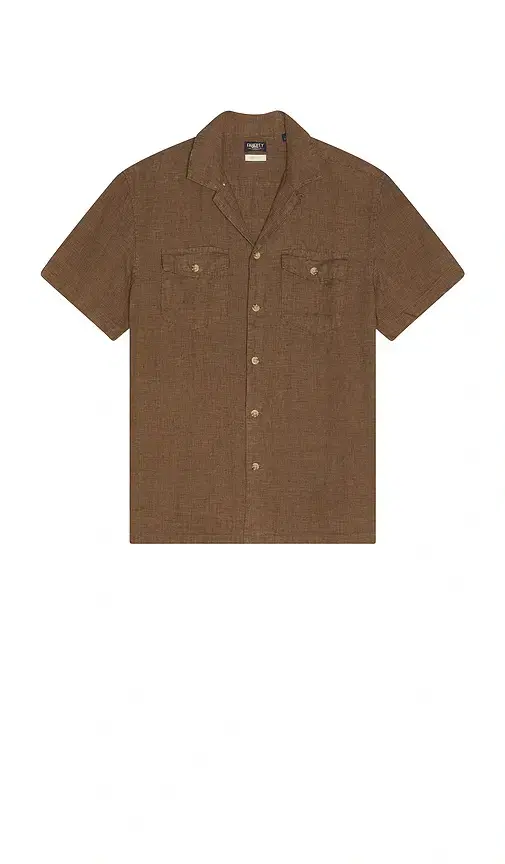 Faherty Reserve Basque Camp Shirt