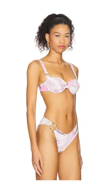 Cin Cin Ariel Ruched Bikini Top | Thumbnail 2