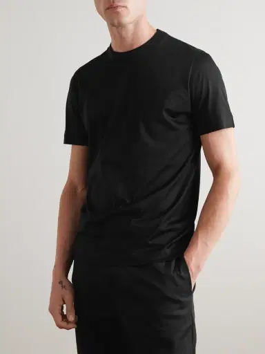 Canali Cotton-Jersey T-Shirt - Men | Thumbnail 3