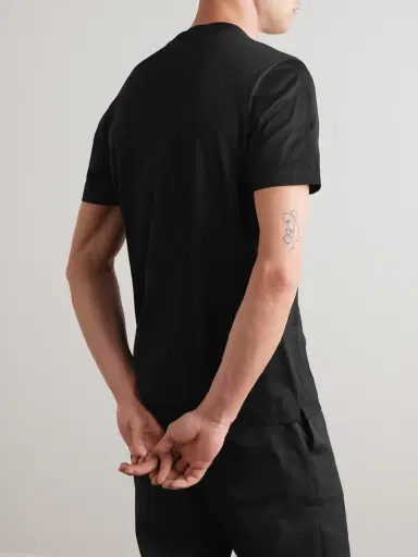 Canali Cotton-Jersey T-Shirt - Men | Thumbnail 4