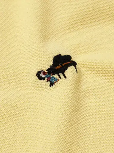 KAPITAL Box Striped Embroidered Cotton-Piqué Polo Shirt - Men | Thumbnail 4
