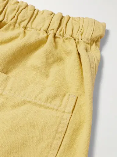 KAPITAL Easy Straight-Leg Cotton-Twill Drawstring Shorts - Men | Thumbnail 5