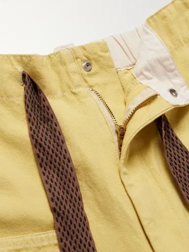 KAPITAL Easy Straight-Leg Cotton-Twill Drawstring Shorts - Men | Thumbnail 6