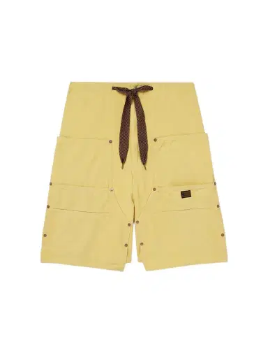 KAPITAL Easy Straight-Leg Cotton-Twill Drawstring Shorts - Men | Thumbnail 1