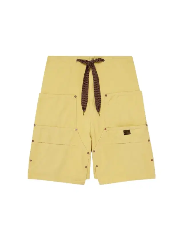 KAPITAL Easy Straight-Leg Cotton-Twill Drawstring Shorts - Men