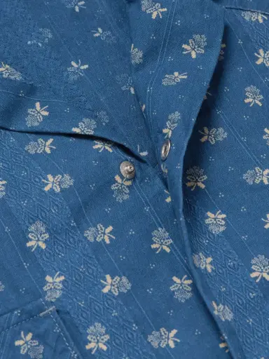 KAPITAL Camp-Collar Cotton-Dobby Shirt - Men | Thumbnail 5 KAPITAL Camp-Collar Cotton-Dobby Shirt - Men | Thumbnail 5
