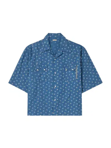 KAPITAL Camp-Collar Cotton-Dobby Shirt - Men | Thumbnail 1 KAPITAL Camp-Collar Cotton-Dobby Shirt - Men | Thumbnail 1