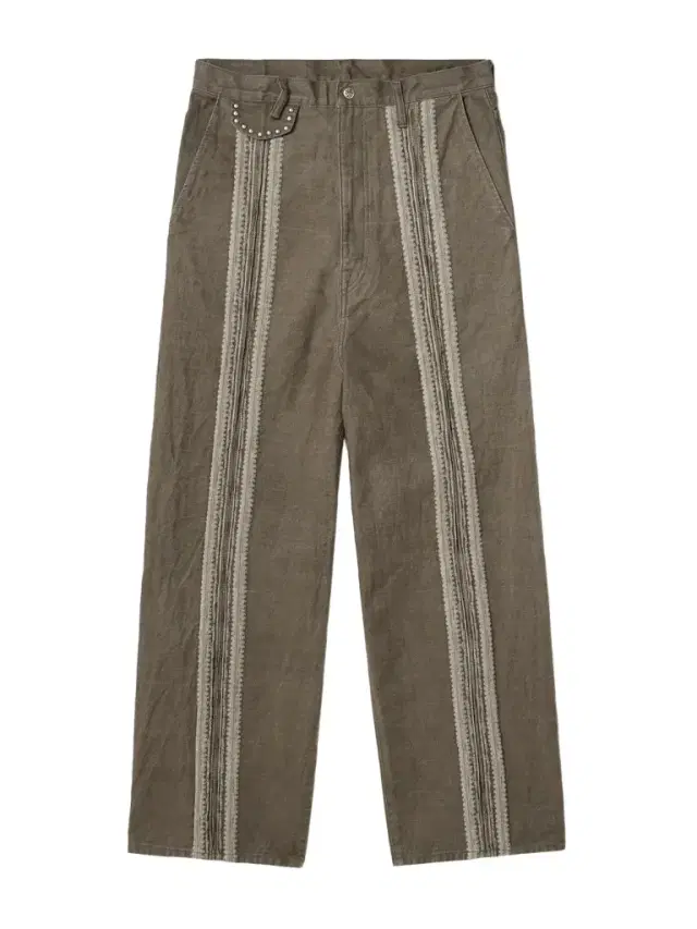 Wide-Leg Studded Jacquard Jeans - Men