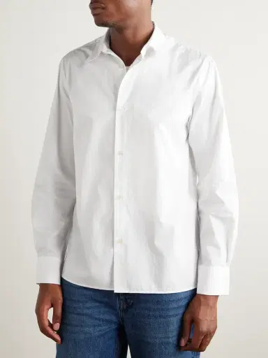 OFFICINE GÉNÉRALE Cotton-Poplin Shirt - Men | Thumbnail 3