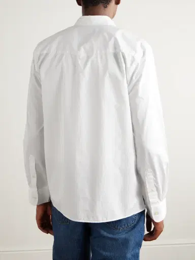 OFFICINE GÉNÉRALE Cotton-Poplin Shirt - Men | Thumbnail 4