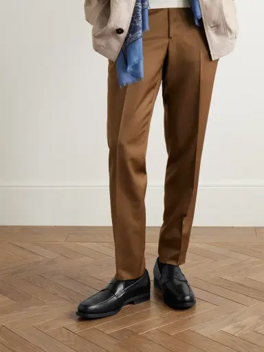 Tod's Glossed-Leather Penny Loafers - Men | Thumbnail 2