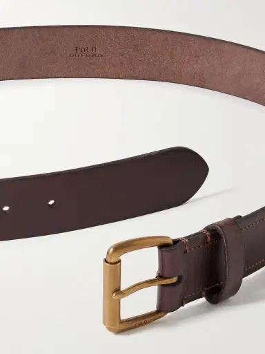 Polo Ralph Lauren 3.5cm Logo-Detailed Leather Belt - Men | Thumbnail 2