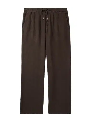 MR P. Edward Straight-Leg Garment-Dyed Linen Drawstring Trousers - Men | Thumbnail 1