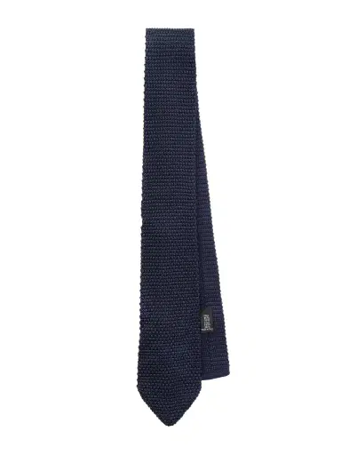 MR P. 7cm Knitted Silk Tie - Men | Thumbnail 1