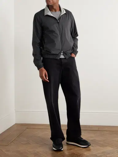Loro Piana Reversible Windmate® Storm System® Nylon and Cashmere Blouson Jacket - Men | Thumbnail 2