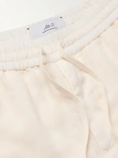 MR P. Edward Straight-Leg Garment-Dyed Linen Drawstring Trousers - Men | Thumbnail 6