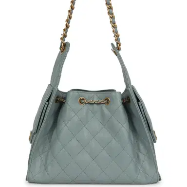 Chanel Chanel Small 25 Hobo Bag Green Caviar Antique Gold Hardware | Thumbnail 5 Chanel Chanel Small 25 Hobo Bag Green Caviar Antique Gold Hardware | Thumbnail 5