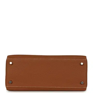HERMÈS Hermes Kelly Retourne 28 Gold Togo Palladium Hardware | Thumbnail 6
