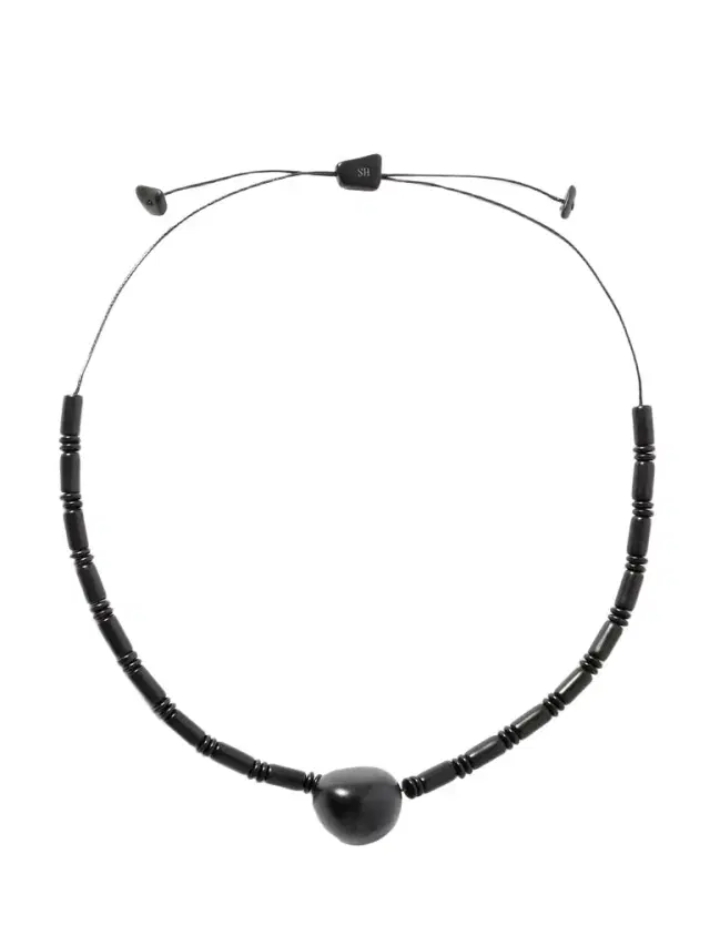 The Choker Tagua And Leather Necklace