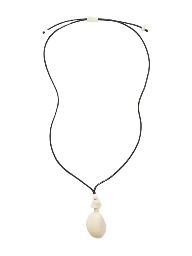 The Pendant Tagua And Leather Necklace