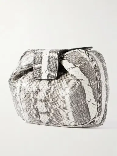 Gabriela Hearst Soft Demi Snake-effect Leather Clutch | Thumbnail 3