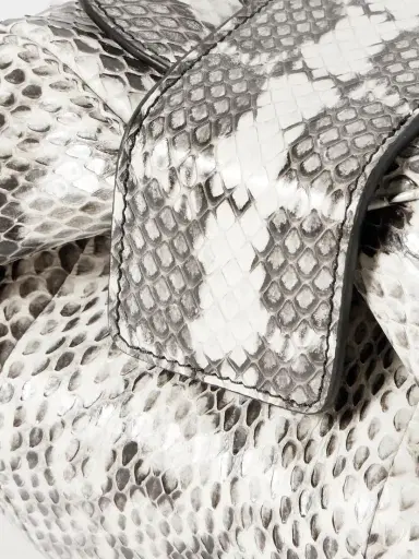 Gabriela Hearst Soft Demi Snake-effect Leather Clutch | Thumbnail 4
