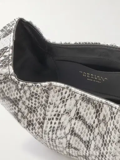 Gabriela Hearst Soft Demi Snake-effect Leather Clutch | Thumbnail 5