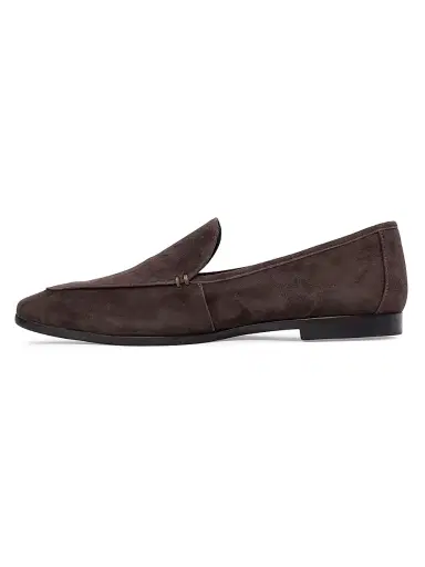 Black Suede Studio Women's Allie Suede Loafers - Hot Fudge Suede | Thumbnail 3 Black Suede Studio Women's Allie Suede Loafers - Hot Fudge Suede | Thumbnail 3
