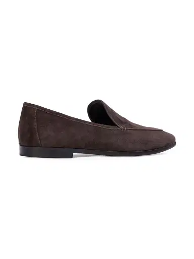 Black Suede Studio Women's Allie Suede Loafers - Hot Fudge Suede | Thumbnail 4 Black Suede Studio Women's Allie Suede Loafers - Hot Fudge Suede | Thumbnail 4