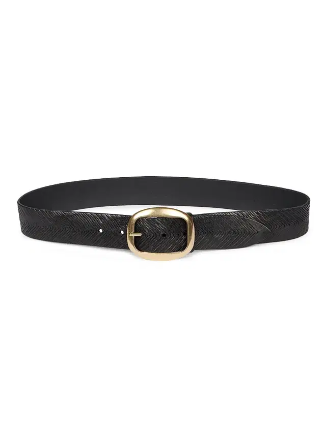 Isabel Marant Women's Dara Leather Belt - Black