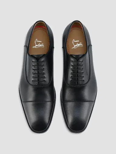 Christian Louboutin Men's Greggory Leather Oxford Shoes | Thumbnail 4 Christian Louboutin Men's Greggory Leather Oxford Shoes | Thumbnail 4