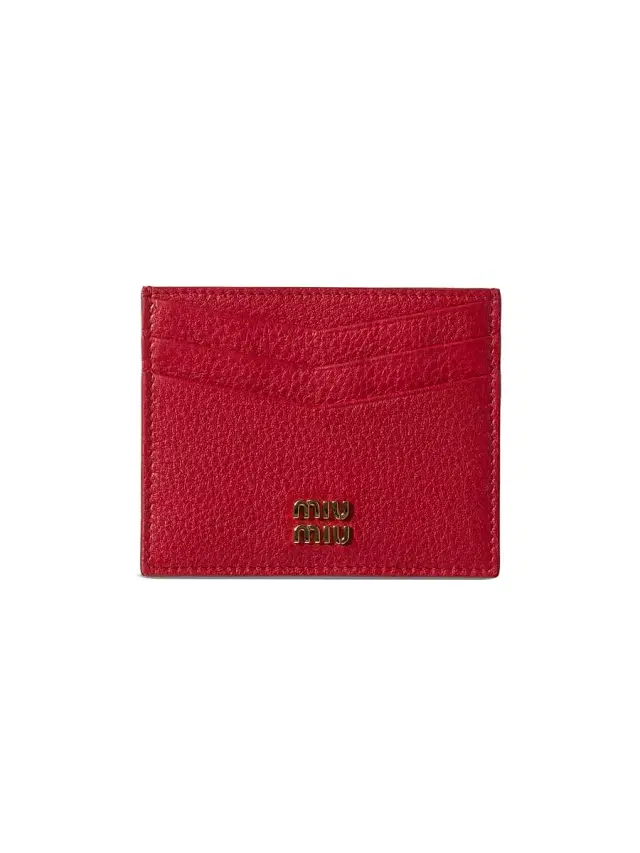 Women's Leather Card Holder - Pink