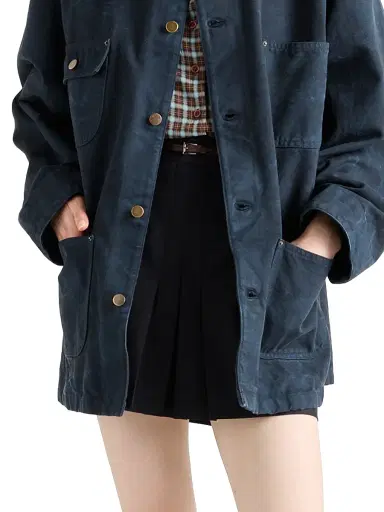 Prada Women's Kid Mohair Mini Skirt - Blue | Thumbnail 2