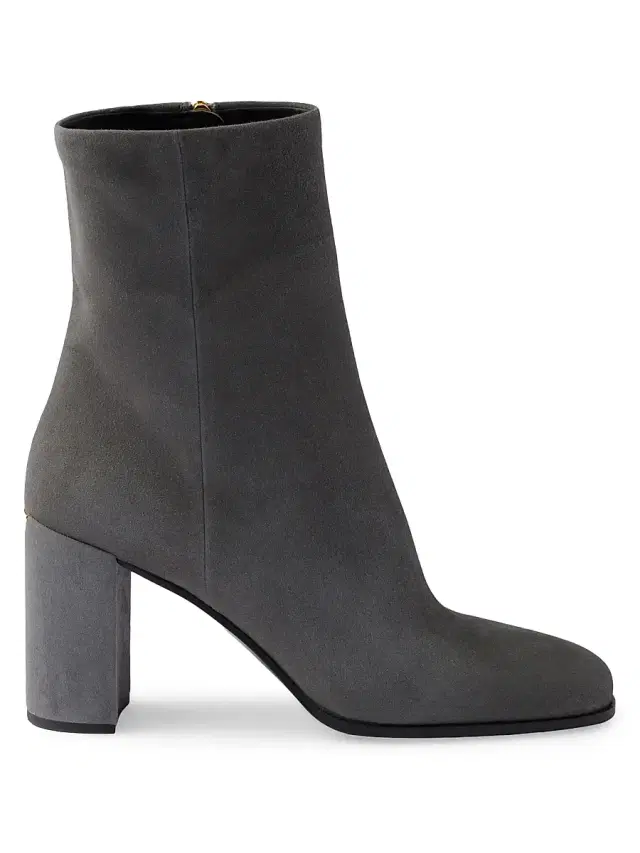 Women's Suede Booties - Brown